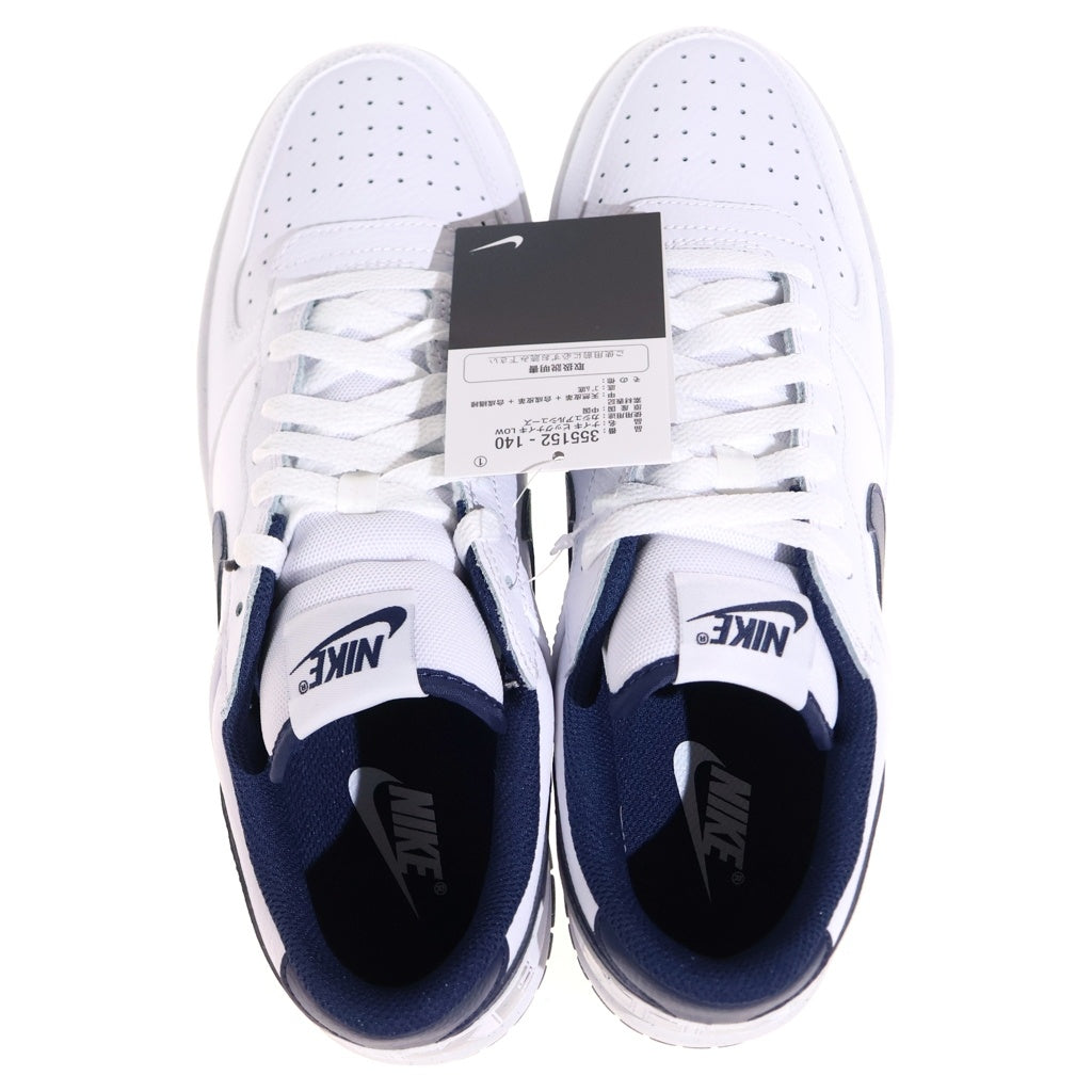 NIKE(ナイキ) BIG NIKE LOW 355152-140 ビッグナイキ ローカットスニーカー ホワイト/ネイビー US10/28cm
