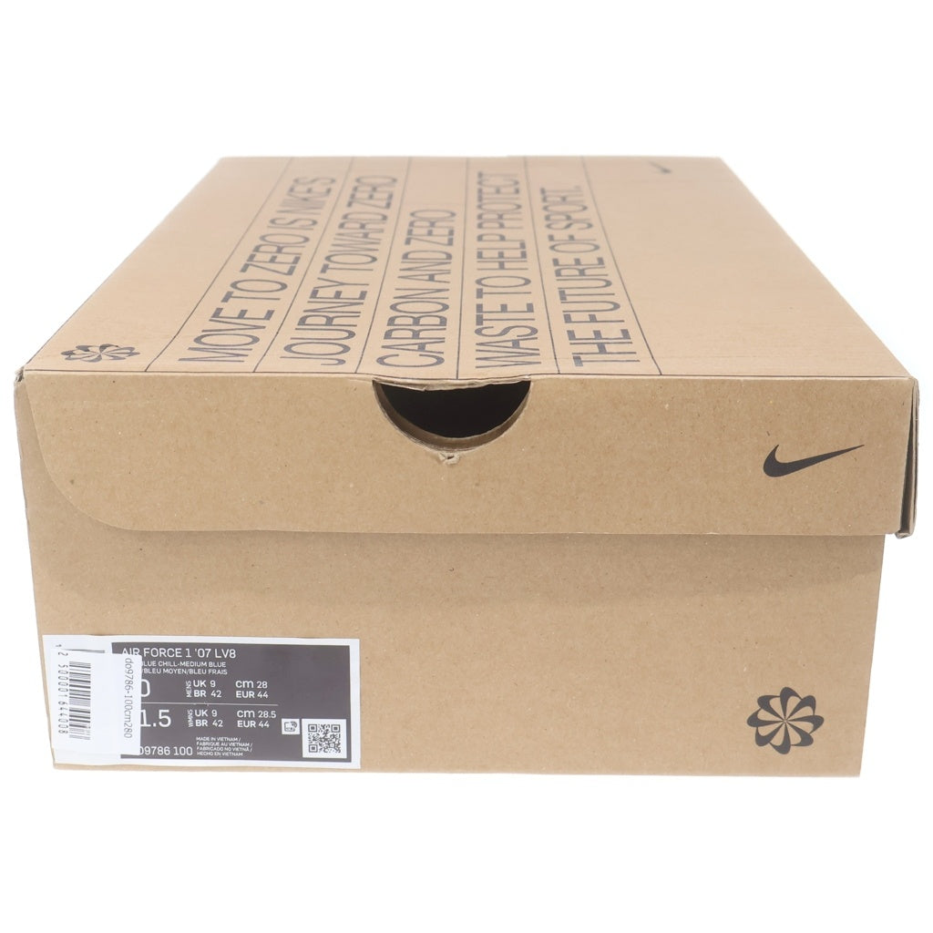 NIKE(ナイキ) AIR FORCE 1 07 LV8 SAIL DO9786-100 エアフォース1 セイル ブルーチル ローカットスニーカー ホワイト US10/28cm