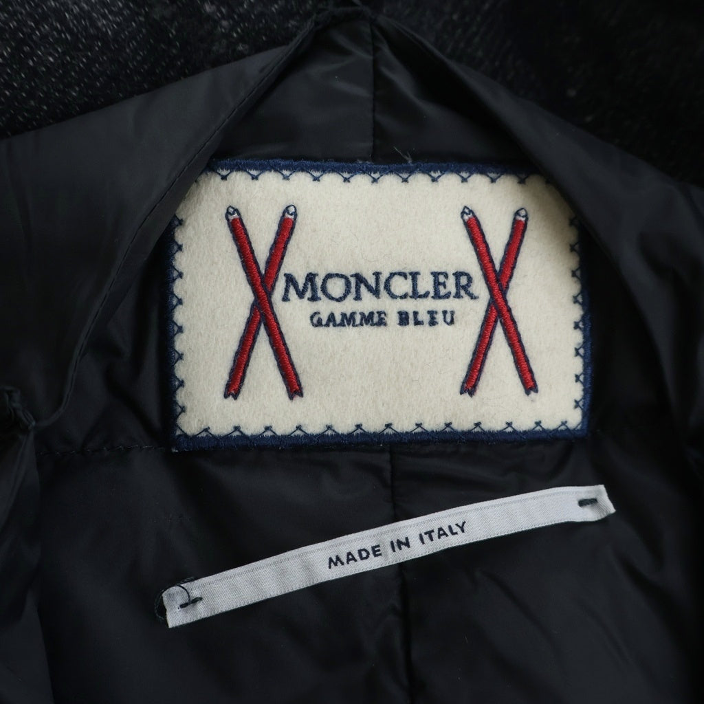 MONCLER(モンクレール) 16AW CHESTER チェスター 裏地カモデザイン ライナー コート ジャケット ネイビー B23913171980