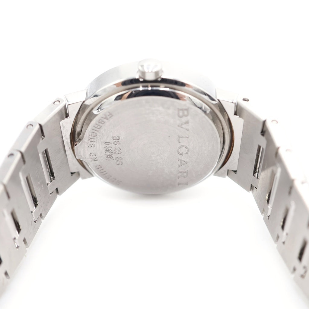 BVLGARI(ブルガリ) ブルガリブルガリ 黒文字盤 不動 SS/QZ D355959 レディース