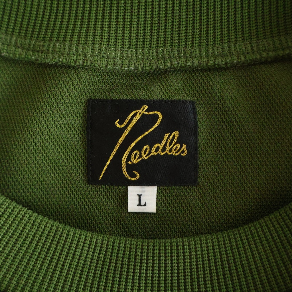 Rebuild by needles(リビルドバイニードルス) TRACK CREW NECK SHIRT エンブロイダリー クルーネック トラックスウェット トレーナー レディース