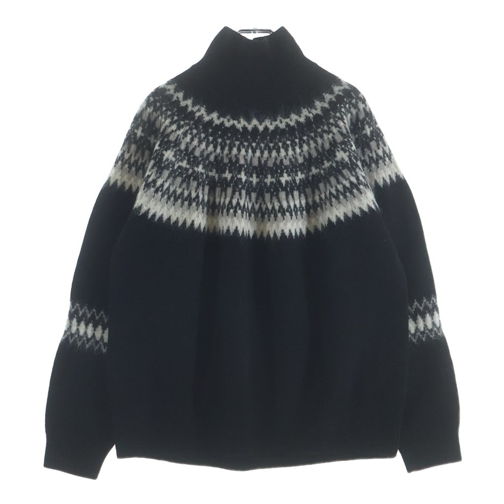 NO BRAND(ノーブランド) A-ABYTS(エーバイティーエス) Nordic Turtkle Neck Knit ノルディック タートルネック ニット ABYTS-030