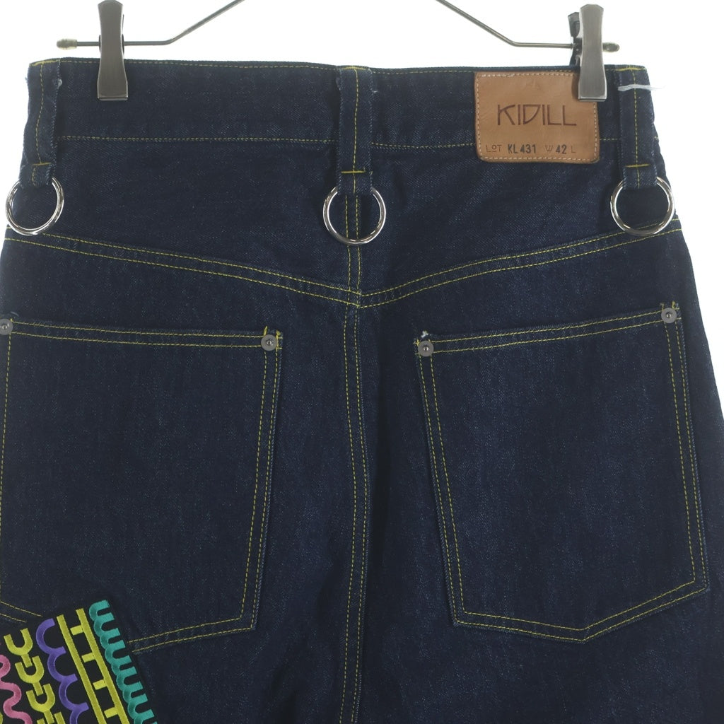 KIDILL(キディル) PUNK CRASH DENIM PANTS パンク クラッシュ デニムパンツ インディゴ KL431