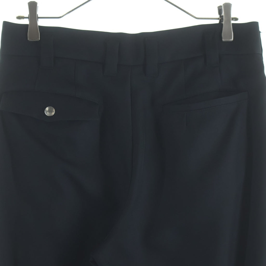 KIDILL(キディル) BONTAGE PANTS ボンテージパンツ スラックス ブラック KL351-B