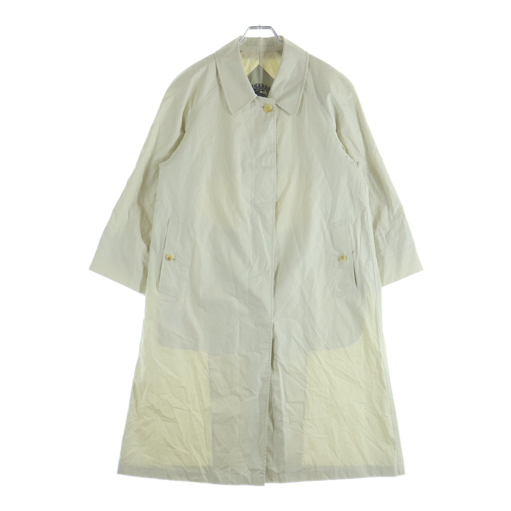 BURBERRY(バーバリー) バックスリッドデザイン 5B コットン ロング ステンカラー コート ベージュ C-TK83