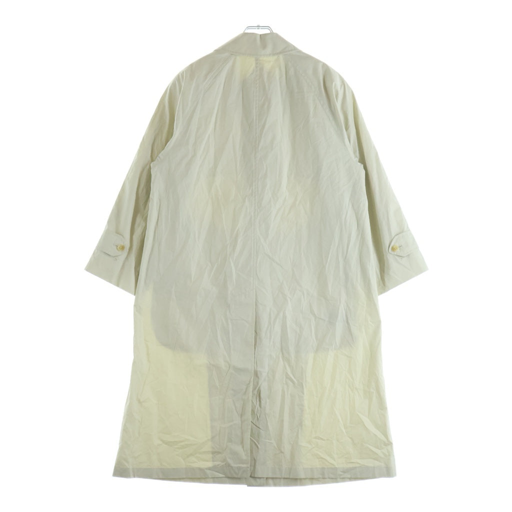 BURBERRY(バーバリー) バックスリッドデザイン 5B コットン ロング ステンカラー コート ベージュ C-TK83