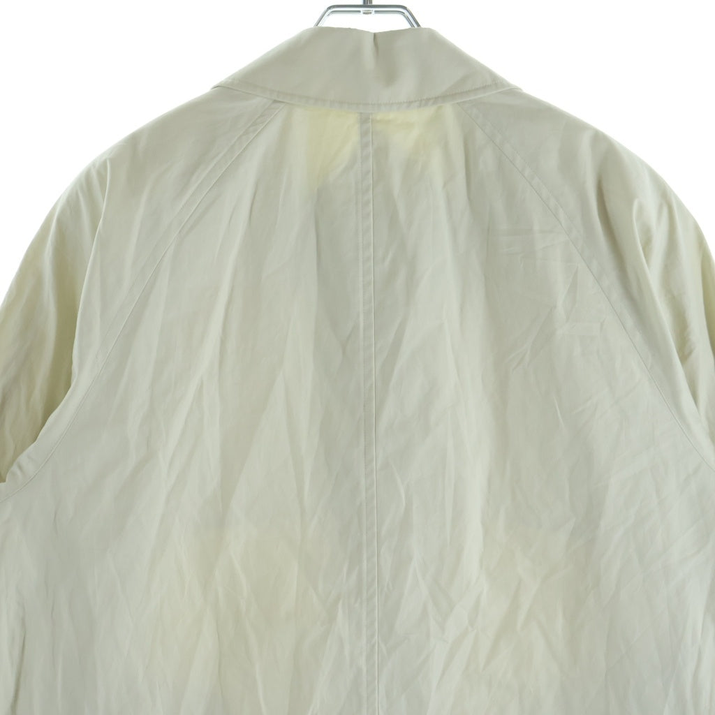 BURBERRY(バーバリー) バックスリッドデザイン 5B コットン ロング ステンカラー コート ベージュ C-TK83