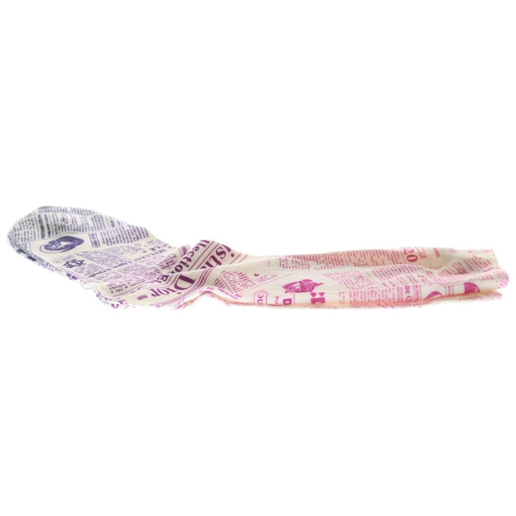 DIOR(ディオール) ×DANIEL ARSHAM NEWSPAPER PRINT COTTON SOCKS ダニエルアーシャム ニュースペーパー プリント コットン ソックス 靴下 ホワイト/ピンク 923MC14AT106