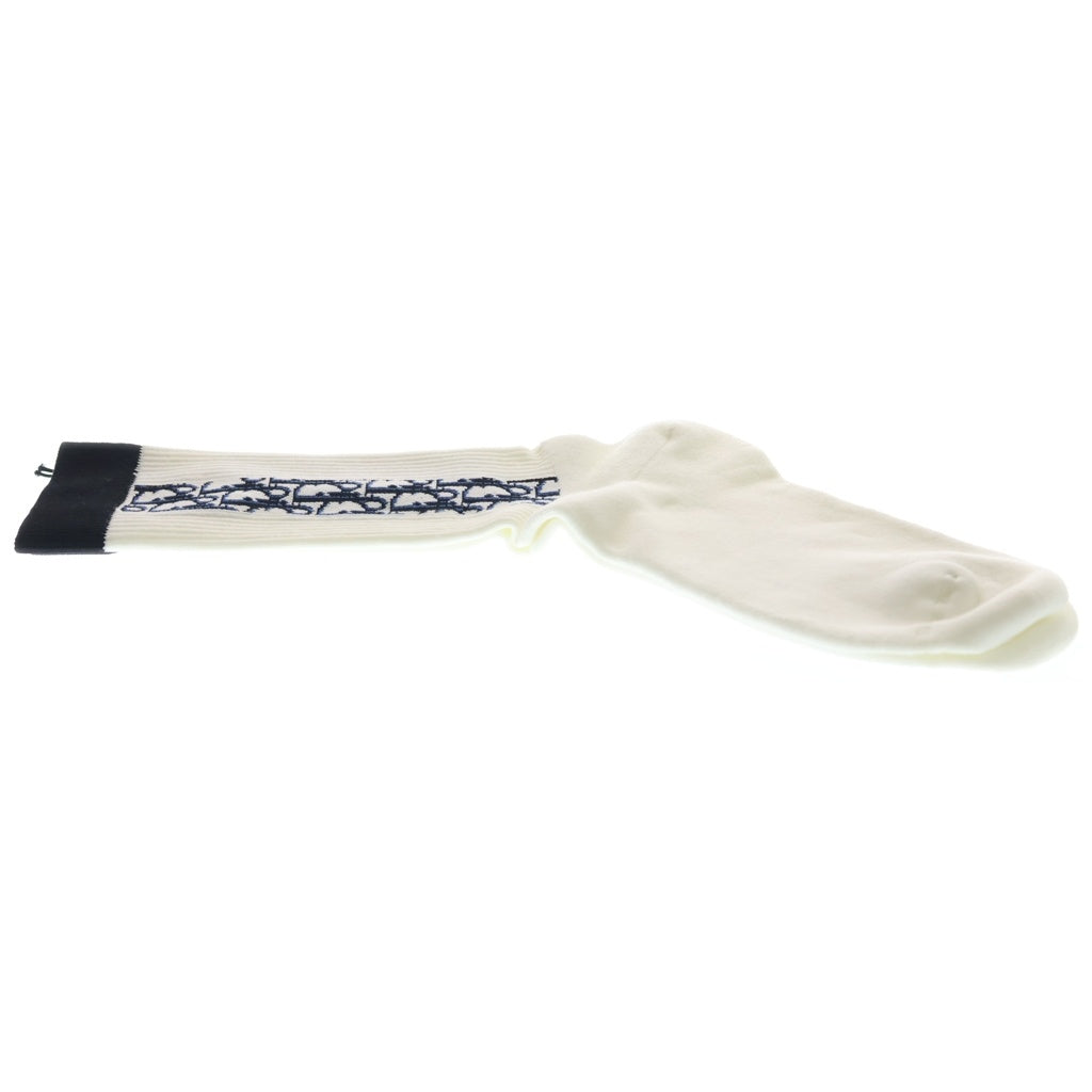 DIOR(ディオール) Side Logo Socks サイドロゴ オブリーク コットン ソックス 靴下 ホワイト 923MC05AT961