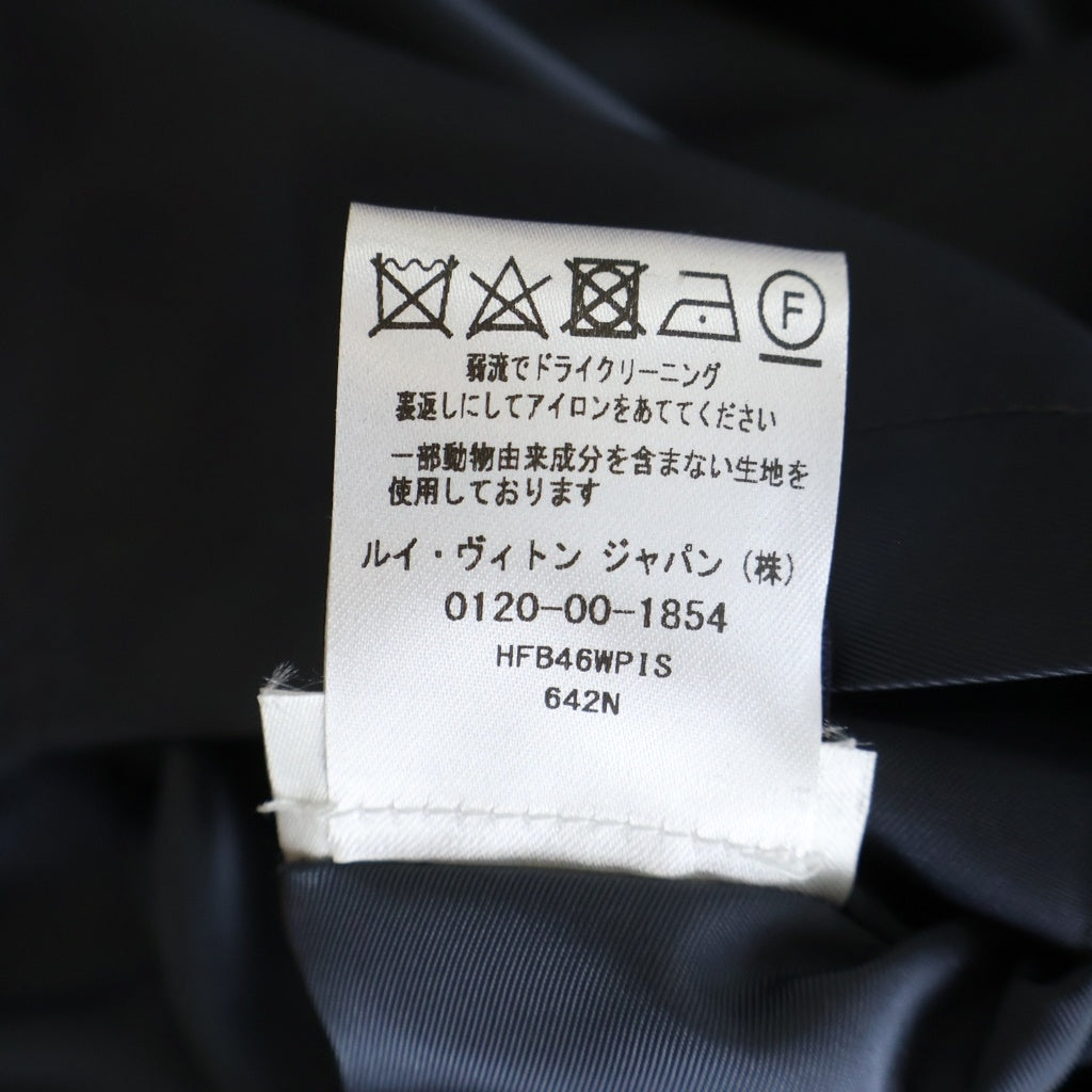 LOUIS VUITTON(ルイヴィトン) シャドウ モノグラム 総柄 ナイロン ジップアップ リバーシブル ウィンドブレーカー ジャケット ブルゾン ブラック HFB46WPIS