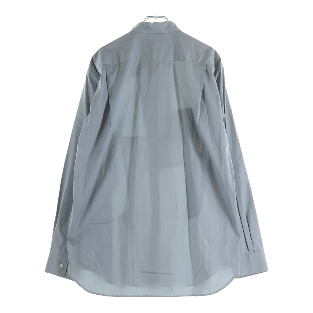 COMME des GARCONS SHIRT(コムデギャルソンシャツ) ストライプ パッチワーク 再構築 コットン 長袖シャツ ホワイト/グレー/ブルー S28056