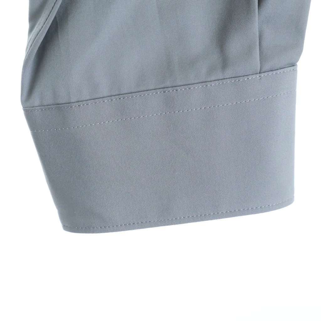 COMME des GARCONS SHIRT(コムデギャルソンシャツ) ストライプ パッチワーク 再構築 コットン 長袖シャツ ホワイト/グレー/ブルー S28056