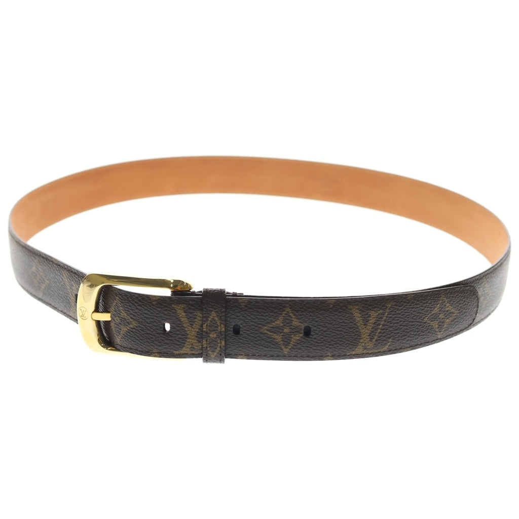 LOUIS VUITTON(ルイヴィトン) サンチュール エリプス モノグラム レザーベルト ブラウン ゴールド金具 CT2161 M6919