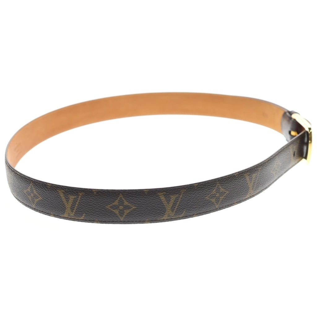 LOUIS VUITTON(ルイヴィトン) サンチュール エリプス モノグラム レザーベルト ブラウン ゴールド金具 CT2161 M6919