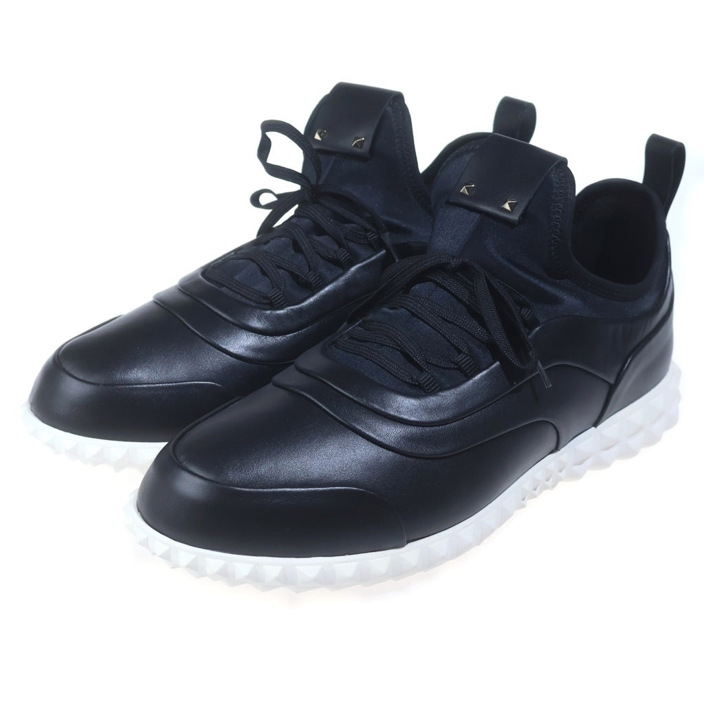VALENTINO(ヴァレンティノ) ロックスタッズ レザー ローカットスニーカー ブラック TNA28Y0