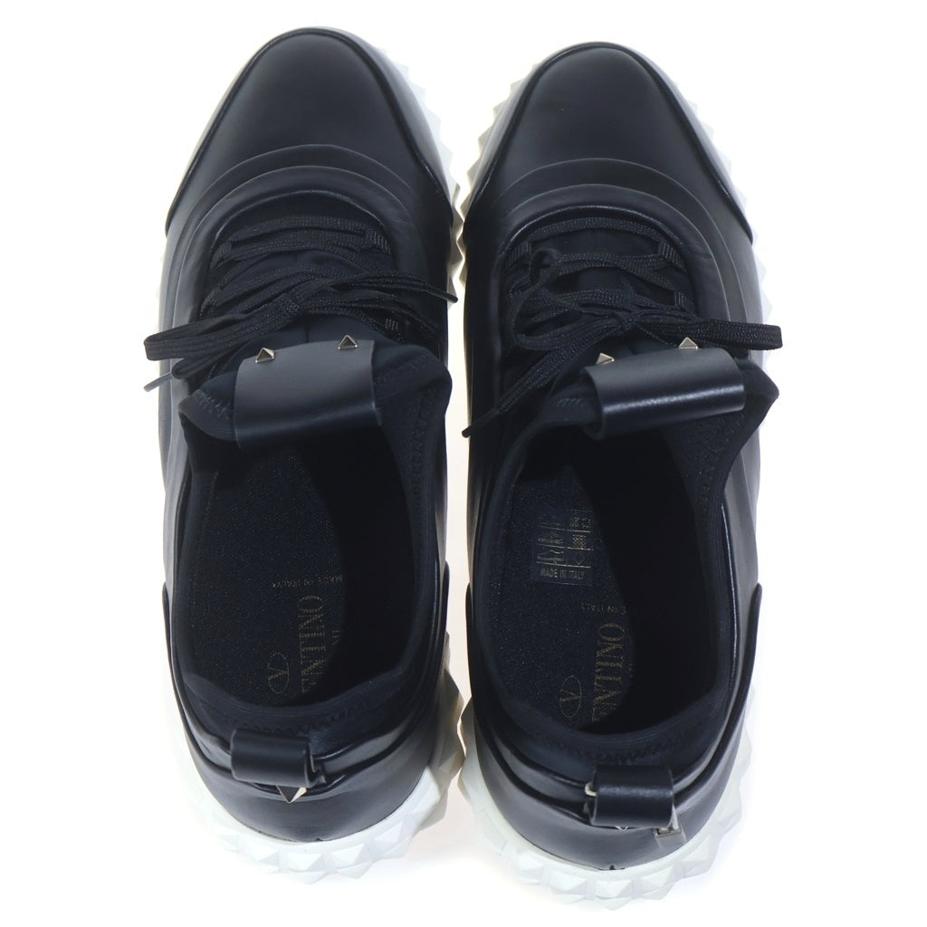 VALENTINO(ヴァレンティノ) ロックスタッズ レザー ローカットスニーカー ブラック TNA28Y0