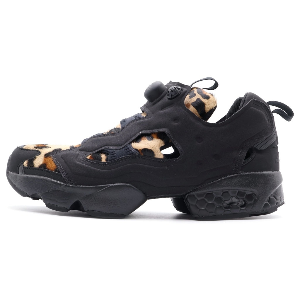 Reebok(リーボック) INSTAPUMP FURY ANIMAL PACK/SAFARI FY4724 インスタポンプフューリー アニマルパック/サファリ ハラコ ローカットスニーカー ブラック/ブラウン US10/28cm