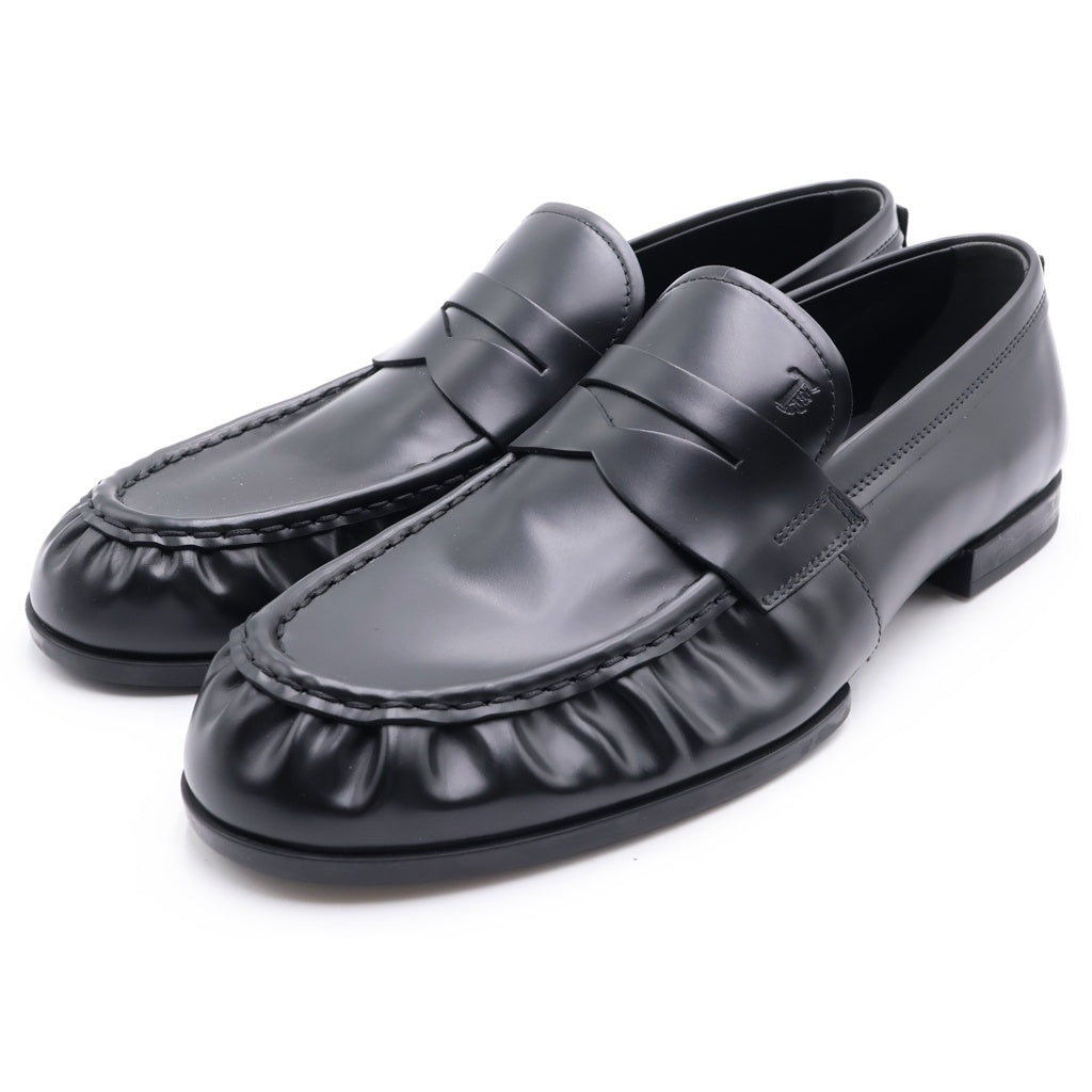 TOD'S(トッズ) カーフレザー コインローファー モカシンシューズ ブラック