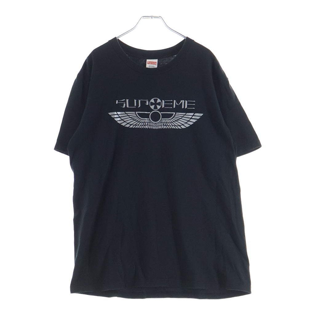SUPREME(シュプリーム) 25SS wings Tee Black ウィングス ロゴプリント クルーネック 半袖Tシャツ カットソー ブラック
