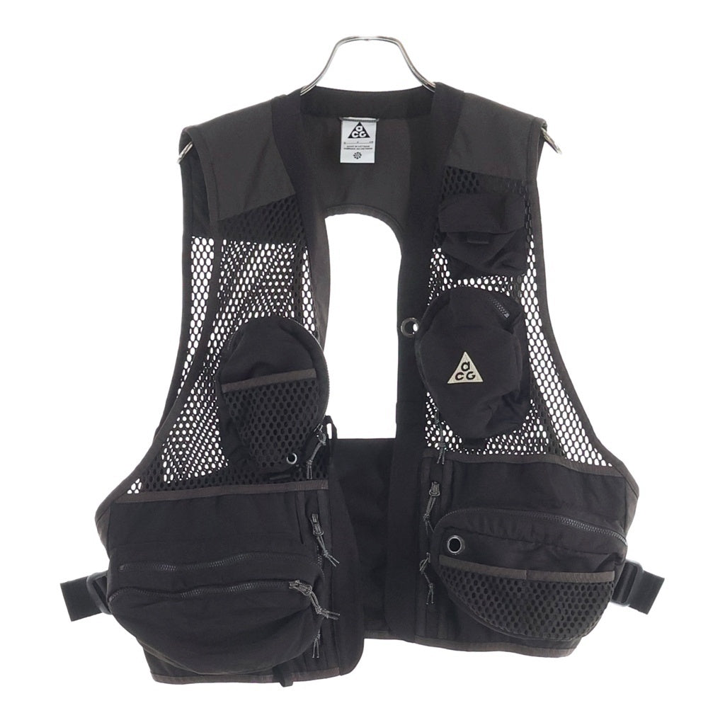 NIKE ACG(ナイキエーシージー) 22AW BUTTLES VEST メッシュ フィッシングベスト ブラック DN3920-220