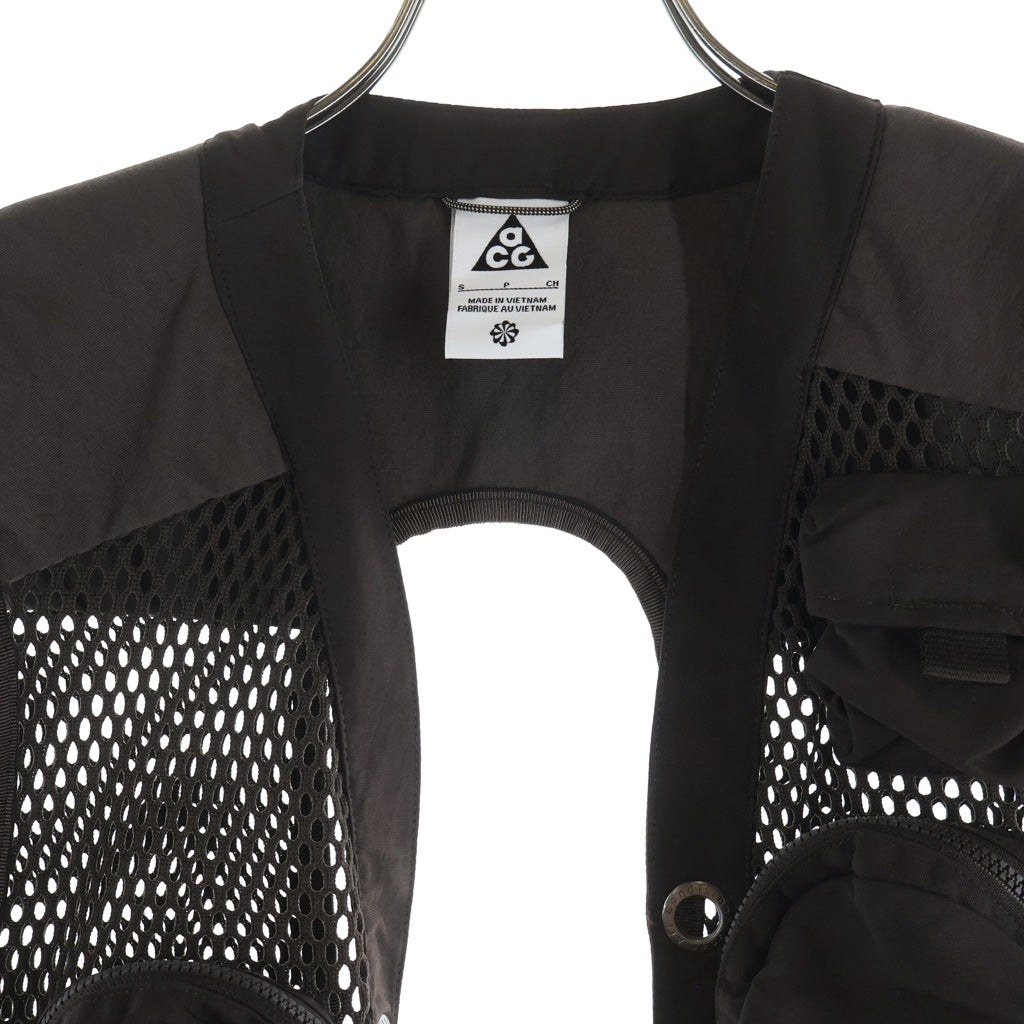 NIKE ACG(ナイキエーシージー) 22AW BUTTLES VEST メッシュ フィッシングベスト ブラック DN3920-220