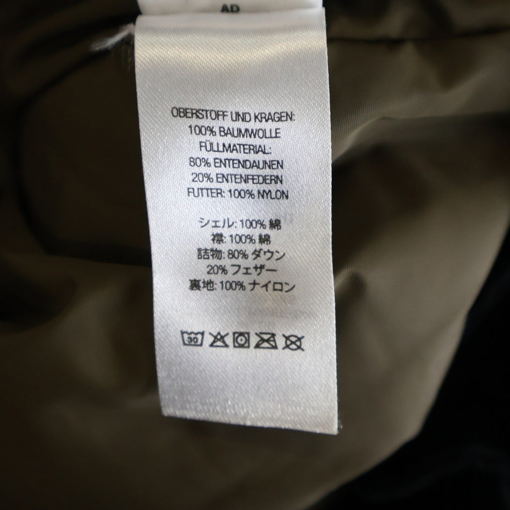SUPREME(シュプリーム) 22AW ×Schott Canvas Down Trucker Jacket ショット キャンバス ダウン トラッカージャケット ブラック