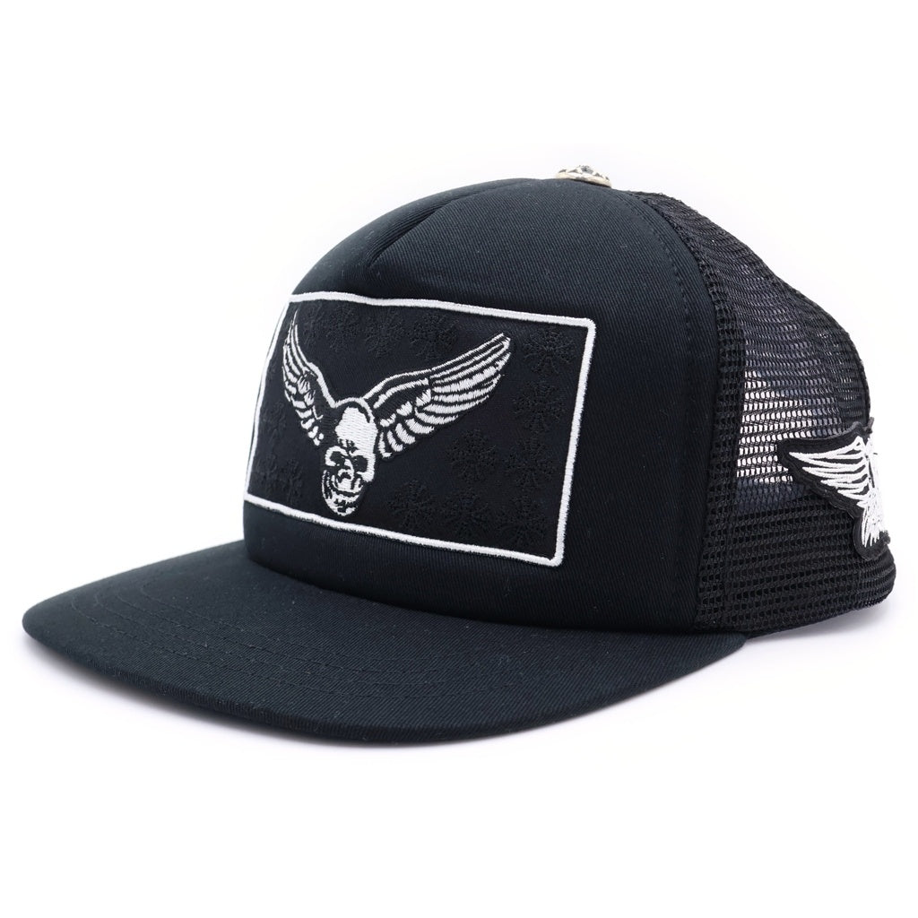 CHROME HEARTS(クロムハーツ) FOTI Aerosmith Yungblub フォティ トラッカーメッシュキャップ 帽子 ブラック