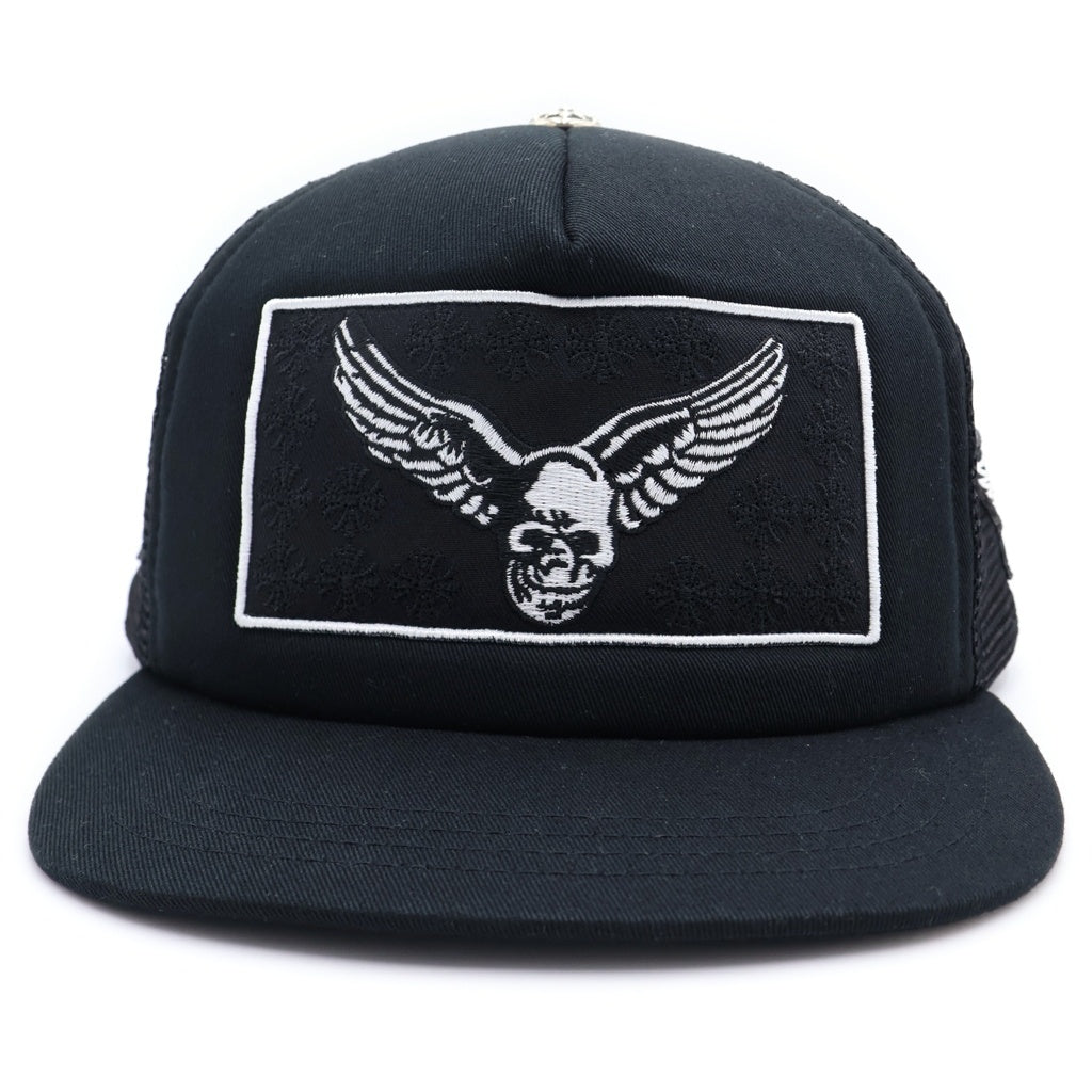 CHROME HEARTS(クロムハーツ) FOTI Aerosmith Yungblub フォティ トラッカーメッシュキャップ 帽子 ブラック