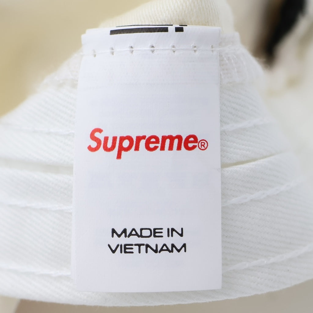 SUPREME(シュプリーム) 25SS ×Zoo York Cmap Cap ズーヨーク ボックスロゴ 刺繍 キャンプキャップ 帽子 ホワイト