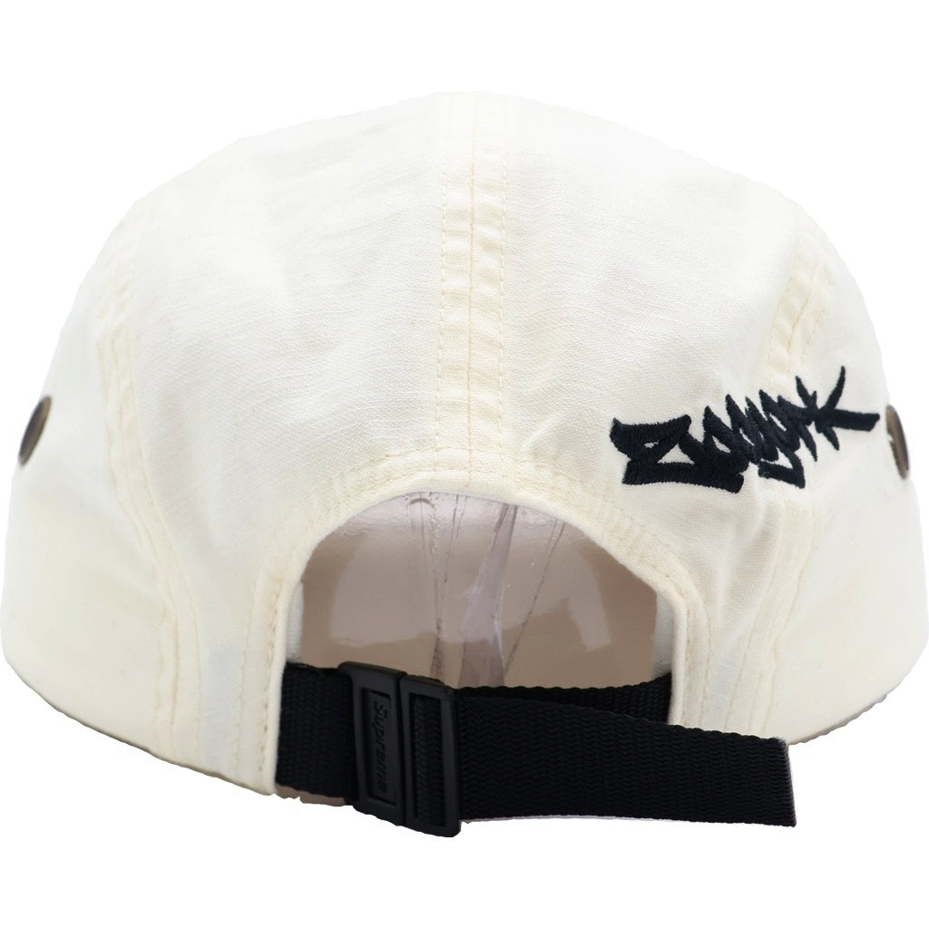 SUPREME(シュプリーム) 25SS ×Zoo York Cmap Cap ズーヨーク ボックスロゴ 刺繍 キャンプキャップ 帽子 ホワイト