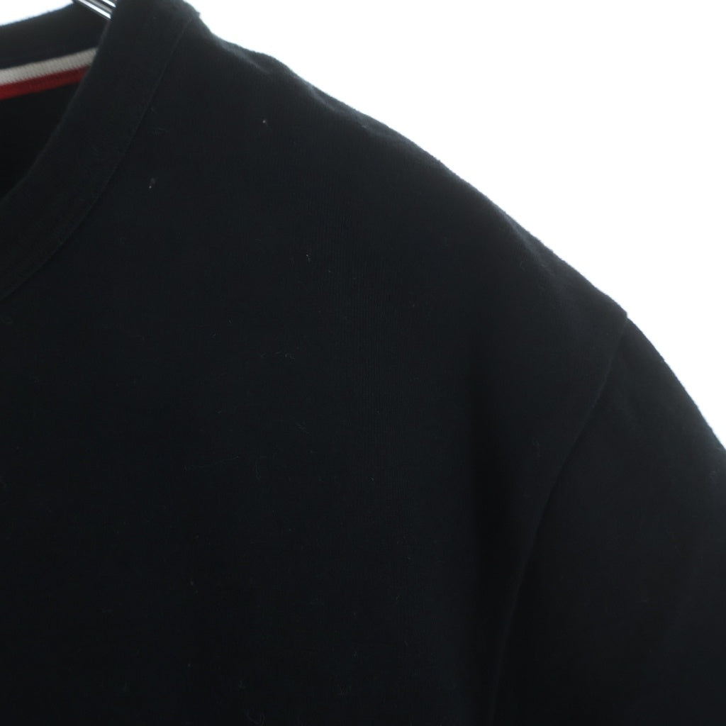 MONCLER(モンクレール) 22SS MAGLIA T-SHIRT ロゴワッペン コットン クルーネック 半袖Tシャツ カットソー ブラック H10918C71600