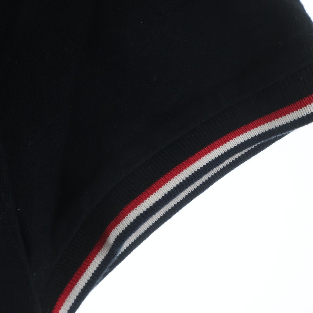 MONCLER(モンクレール) 22SS MAGLIA T-SHIRT ロゴワッペン コットン クルーネック 半袖Tシャツ カットソー ブラック H10918C71600