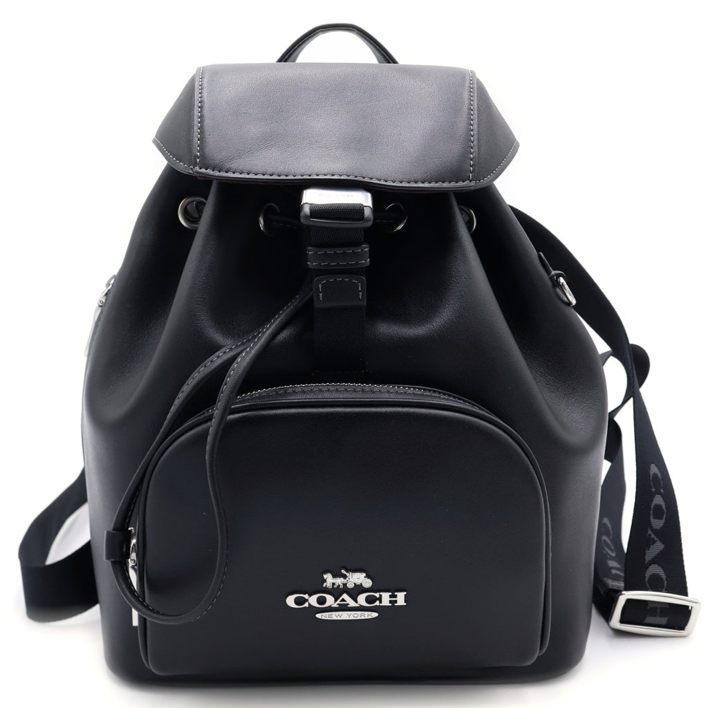 COACH(コーチ) リファインドカーフレザー リュックサック バックパック ブラック レディース A2547-CR100