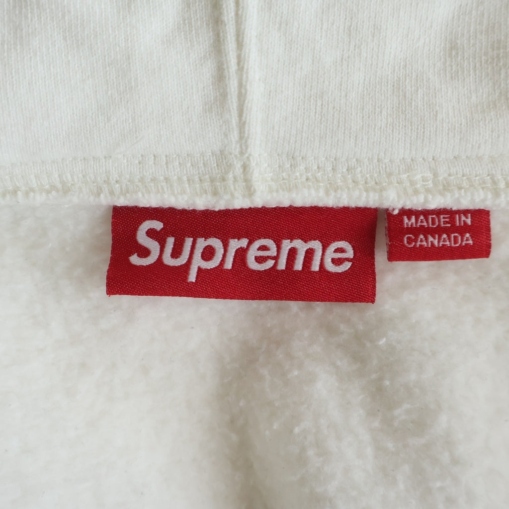 SUPREME(シュプリーム) 25AW S Logo Zip Up Hooded Sweatshirt Sロゴ ジップアップ スウェットパーカー ホワイト