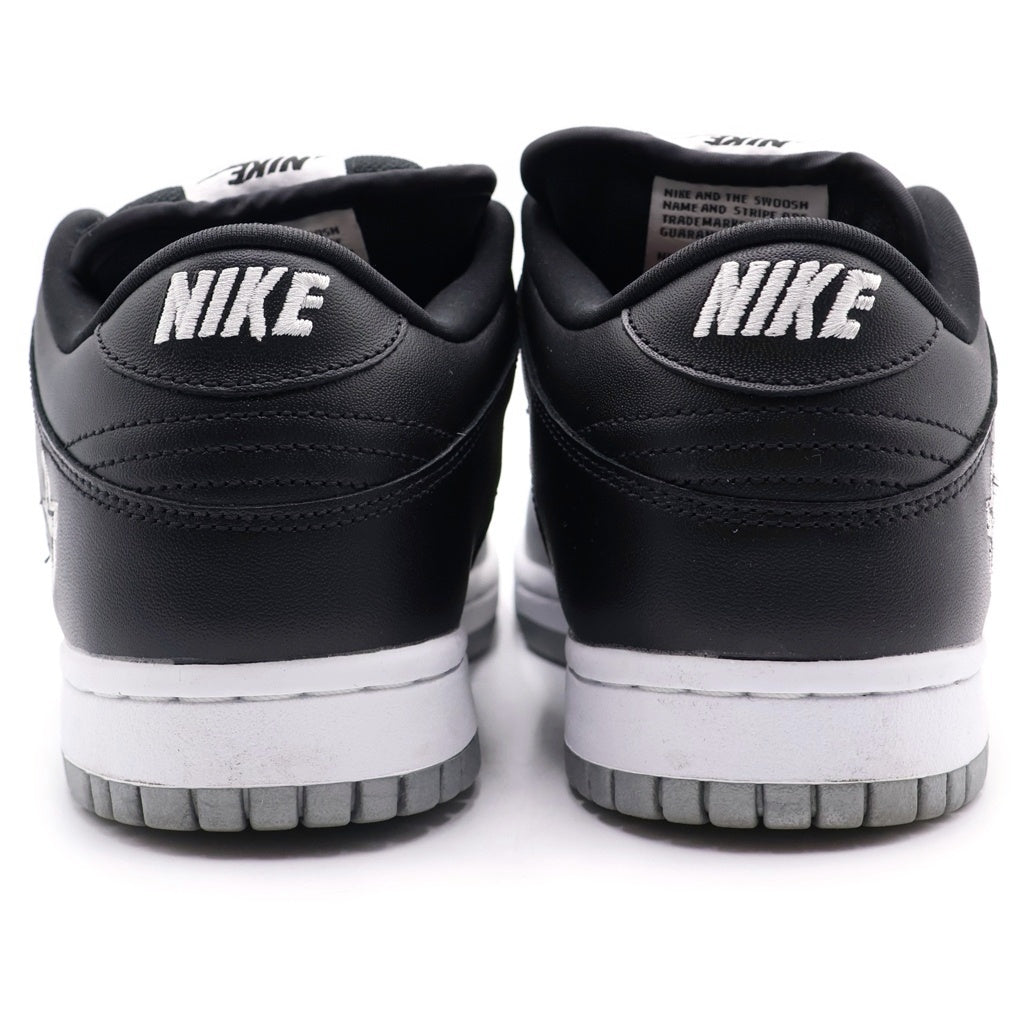 NIKE SB(ナイキエスビー) ×Supreme DUNK CK3480-001 シュプリーム ダンク カットスニーカー メタリックシルバー/ブラック レディース US7/25cm