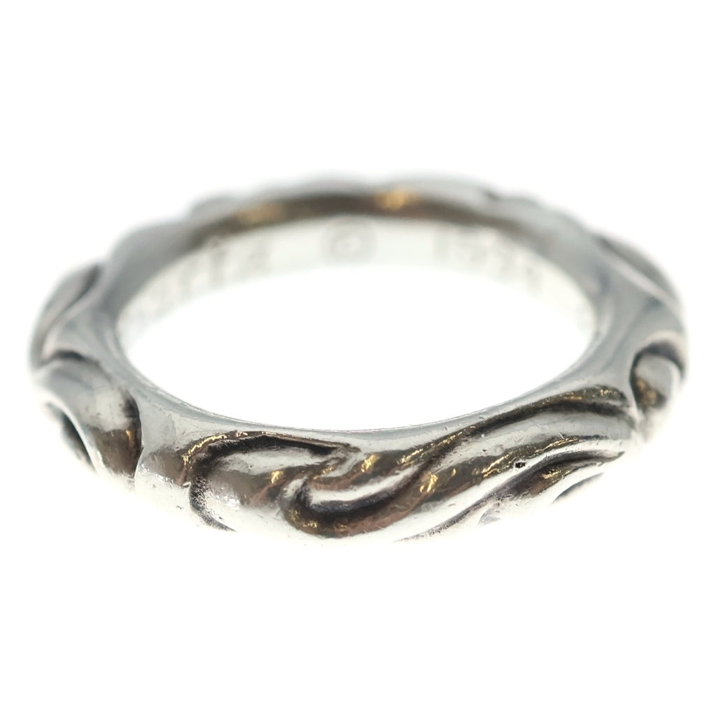CHROME HEARTS(クロムハーツ) SCRL BAND スクロールバンド リング シルバー BCA351