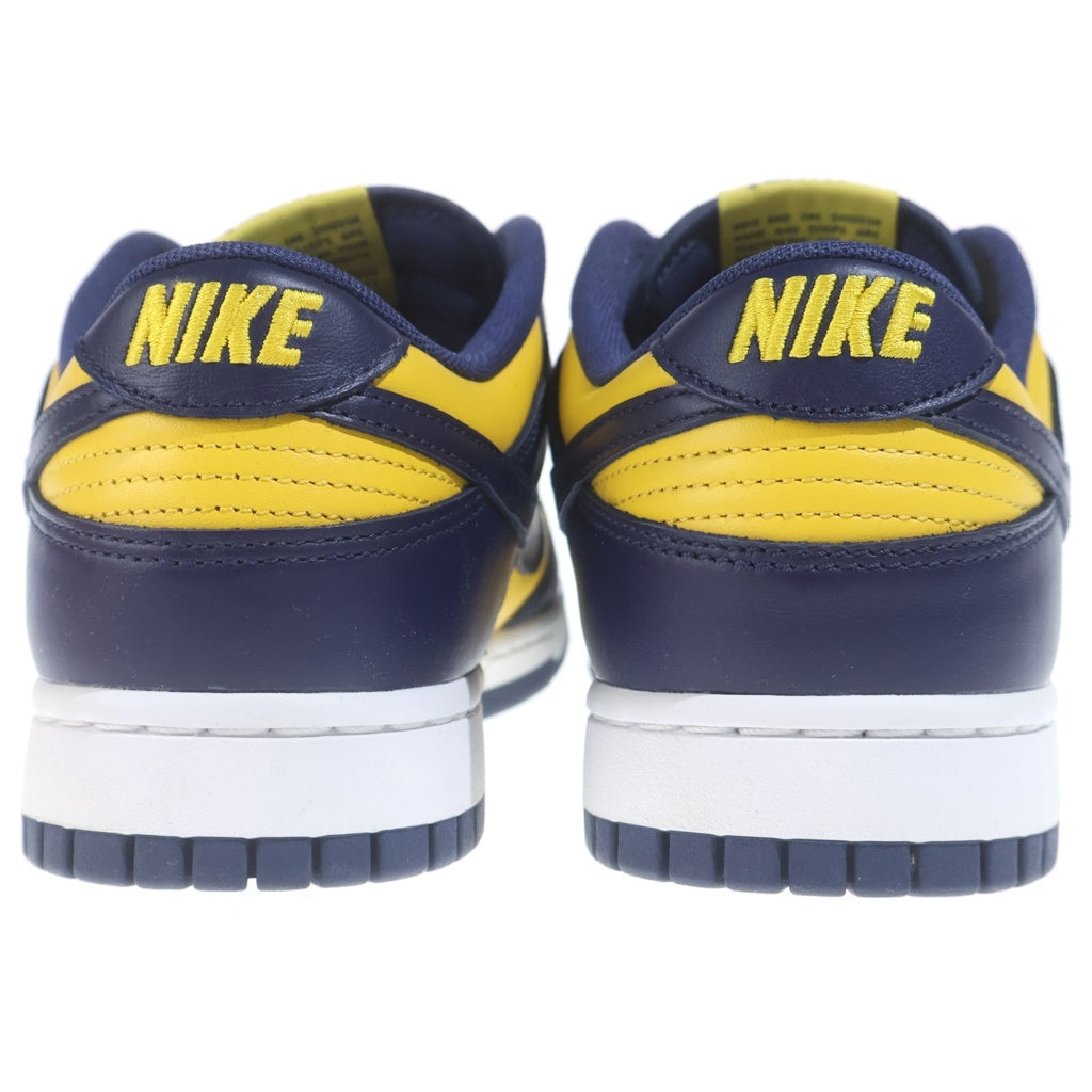 NIKE(ナイキ) DUNK LOW MICHIGAN DD1391-700 ミシガン ダンク ローカットスニーカー イエロー/ネイビー US9.5/27.5cm