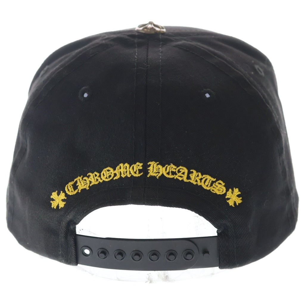 CHROME HEARTS(クロムハーツ) CH HAT CH刺繍ベースボールキャップ ブラック/イエロー