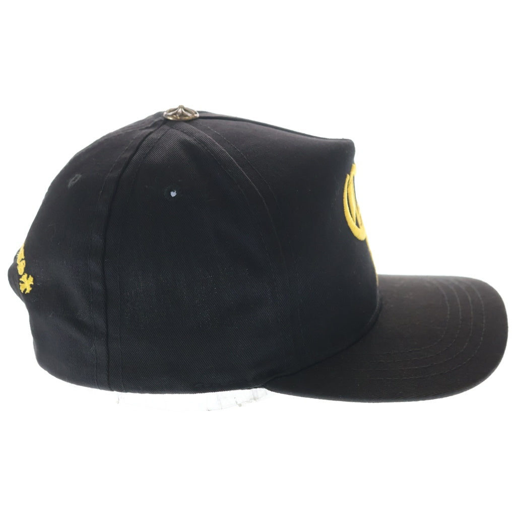 CHROME HEARTS(クロムハーツ) CH HAT CH刺繍ベースボールキャップ ブラック/イエロー