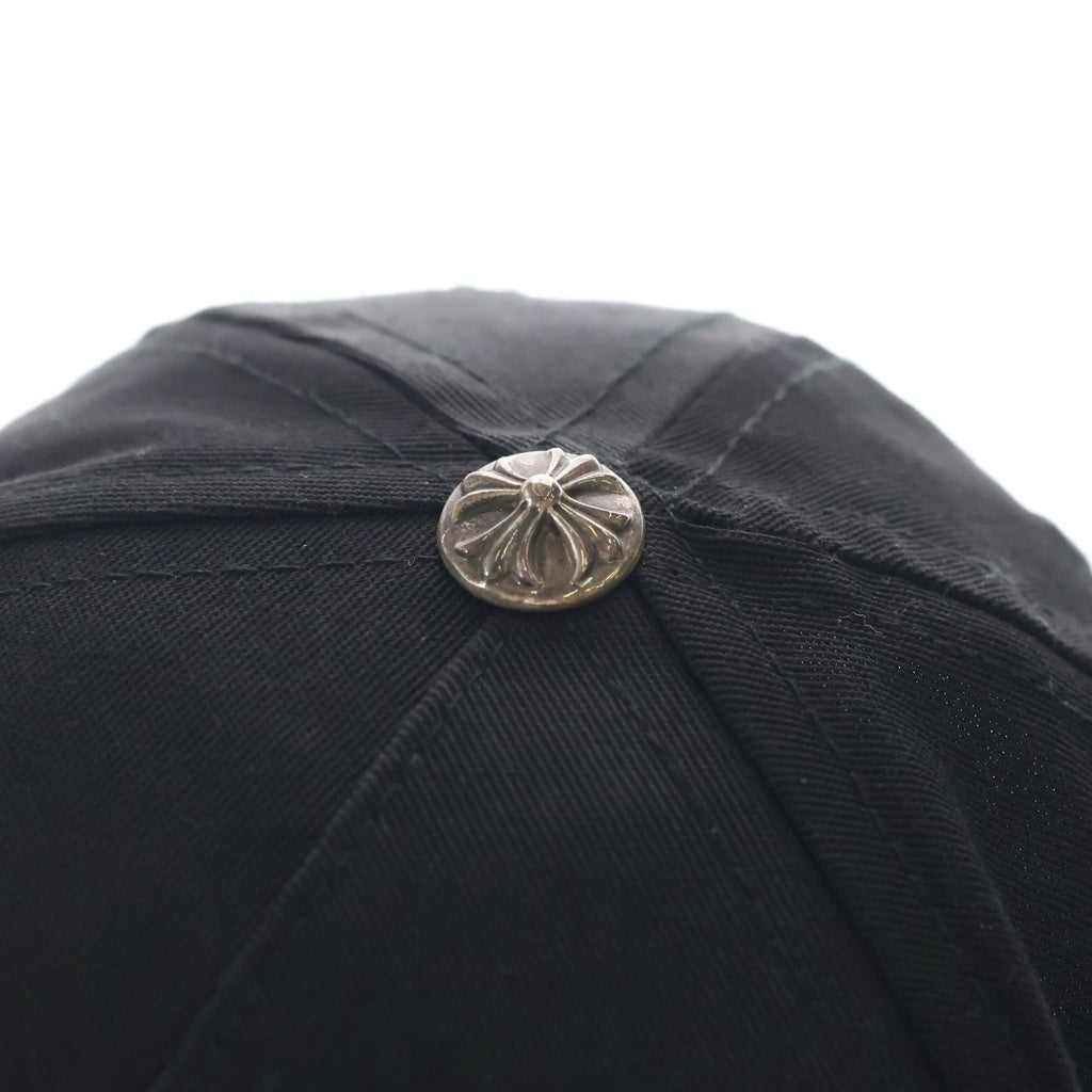 CHROME HEARTS(クロムハーツ) CH HAT CH刺繍ベースボールキャップ ブラック/イエロー