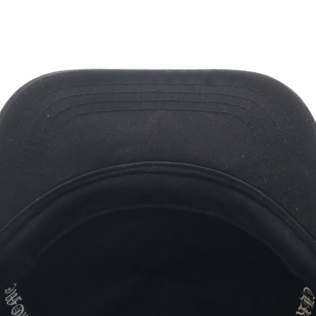 CHROME HEARTS(クロムハーツ) CH HAT CH刺繍ベースボールキャップ ブラック/イエロー