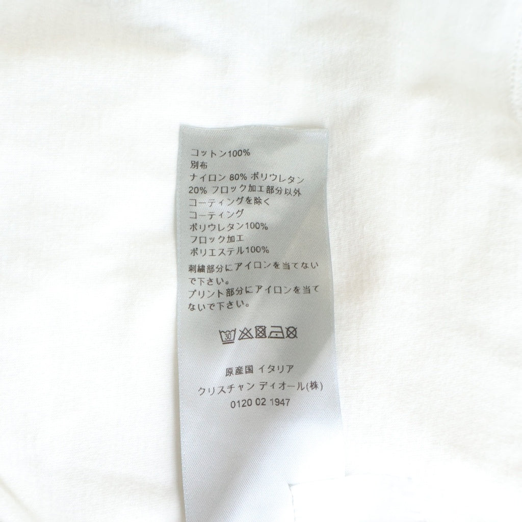 DIOR(ディオール) 19SS ×KAWS BEE LOGO TEE カウズ ビー刺繍 半袖Tシャツ ホワイト 923J611X1241