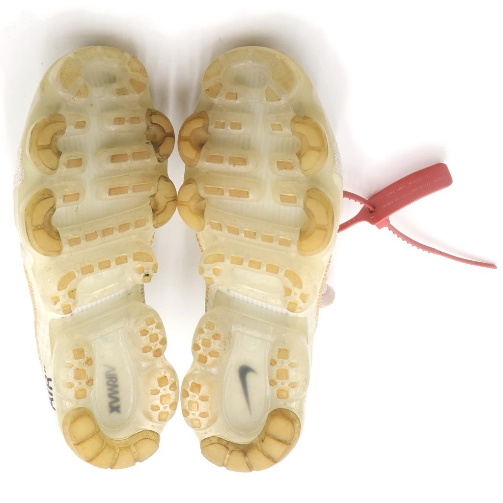 NIKE(ナイキ) ×OFF-WHITE AIR VAPORMAX AA3831-100 オフ ホワイト エアヴェイパーマックス ローカットスニーカー ホワイト US8/26cm