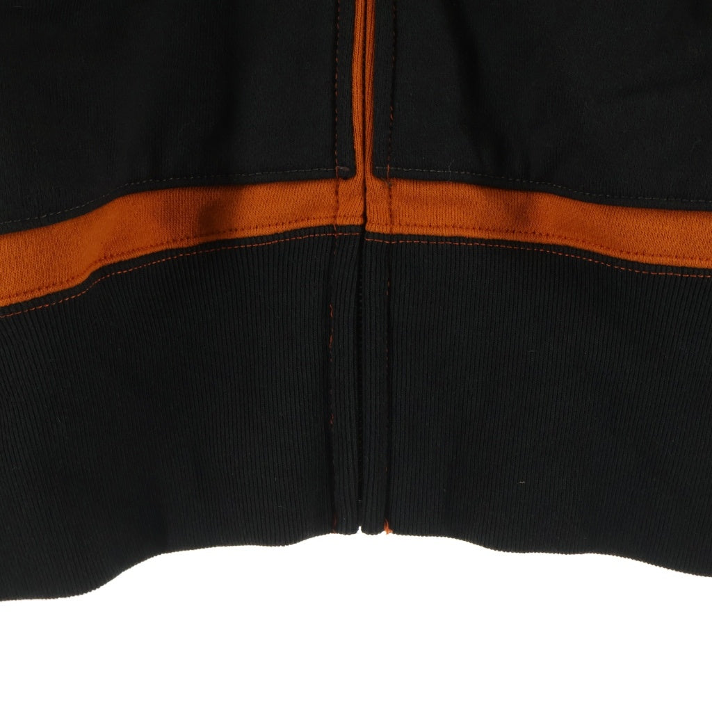 FREE WHEELERS POWER WEAR(フリーホイーラーズ) TIGERS AFTER HOOD FRONT ZIPPER SWEAT PARKA タイガー アフター プリント ジップアップ スウェットパーカー オレンジ
