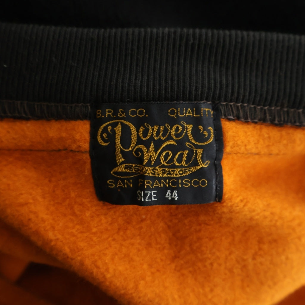 FREE WHEELERS POWER WEAR(フリーホイーラーズ) TIGERS AFTER HOOD FRONT ZIPPER SWEAT PARKA タイガー アフター プリント ジップアップ スウェットパーカー オレンジ