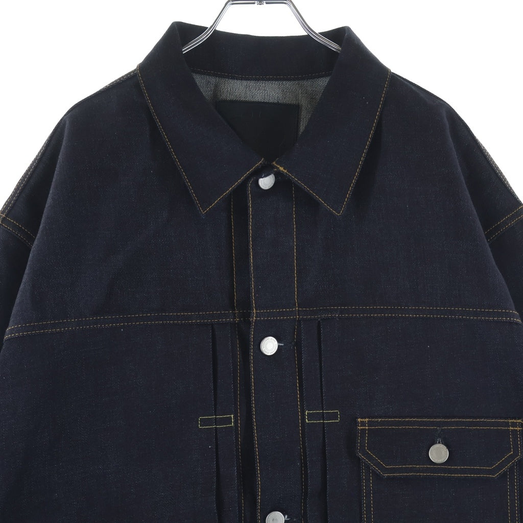 MOMOTARO JEANS(桃太郎ジーンズ) 001 1ST TYPE STANDARD DENIM JACKET 14.7oz ファースト シンチバック付き スタンダード デニム トラッカー ジャケット インディゴ M001STID4S