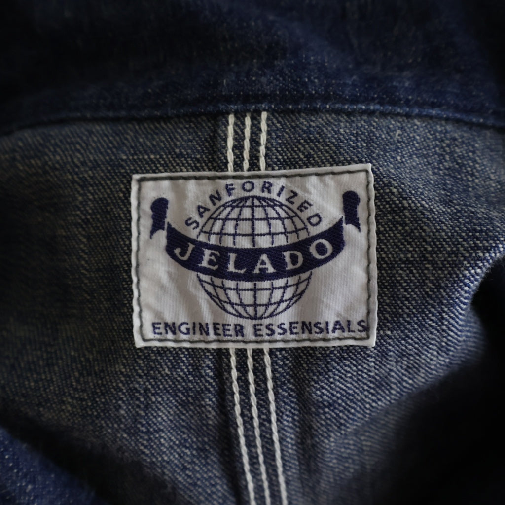 JELADO(ジェラード) 491J COVERALL マルチポケット 5B デニム カバーオール ジャケット インディゴ JP94491J