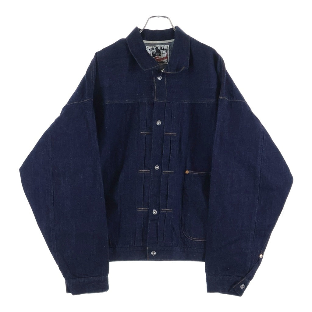 TCB JEANS(ティーシービー ジーンズ) No.2 Blouse 1890 シンチバック付き ダウンポケット ブラウス デニム トラッカー ジャケット インディゴ