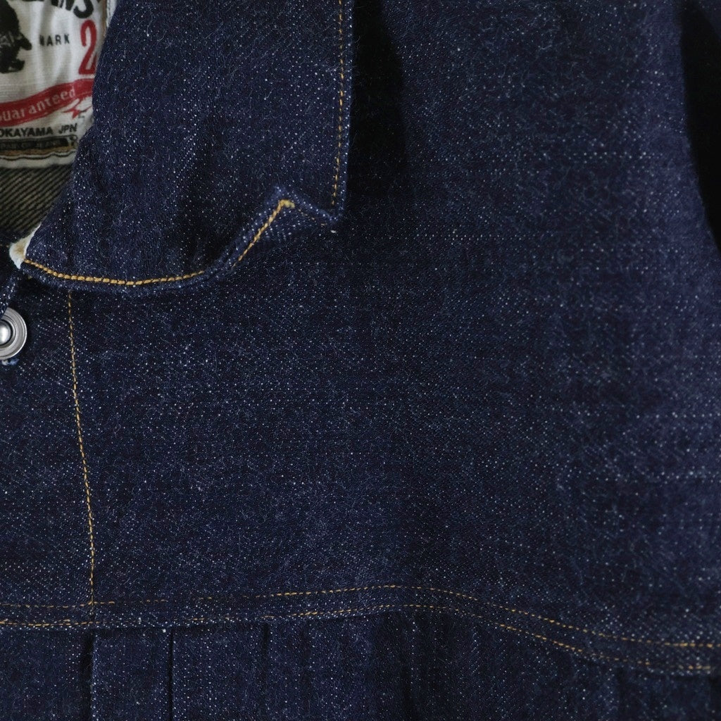 TCB JEANS(ティーシービー ジーンズ) No.2 Blouse 1890 シンチバック付き ダウンポケット ブラウス デニム トラッカー ジャケット インディゴ