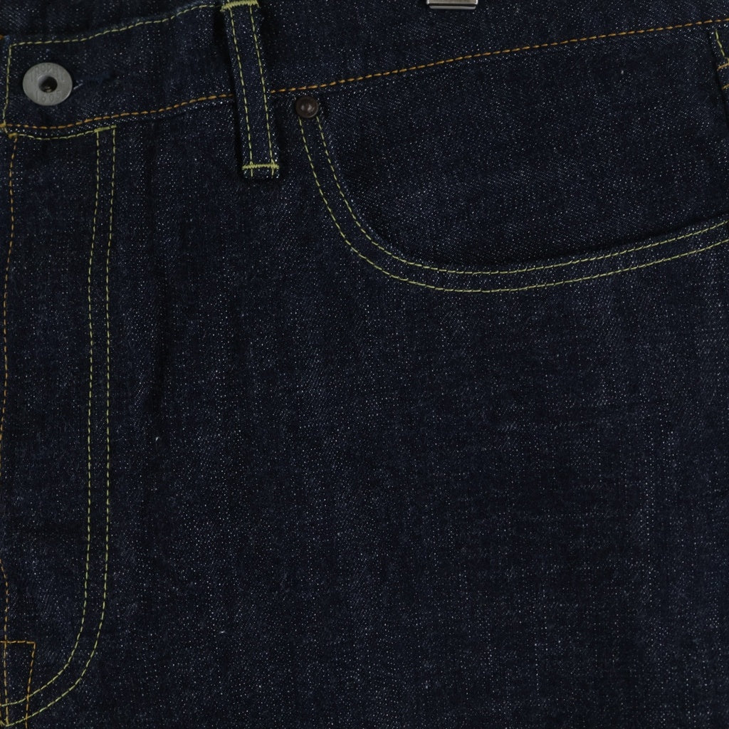 TROPHY CLOTHING(トロフィークロージング) 1605 Standard DirtDenim ボタンフライ ストレート デニムパンツ インディゴ